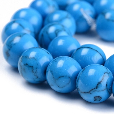 Synthetic Turquoise Beads Strand(TURQ-H063-8mm-03)-3