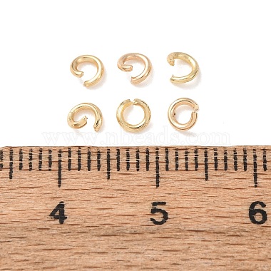 Messing Open Ringe springen(KK-G604-08G-14)-3