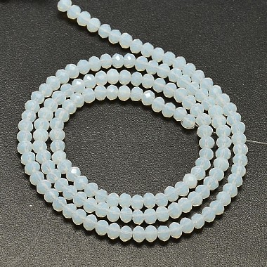 Faceted Rondelle Opalite Beads Strands(EGLA-J134-4x3mm-D01)-2