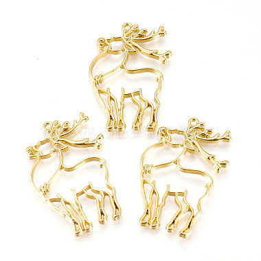 Golden Deer Alloy Pendants