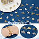 84Pcs 6 Styles Alloy Chandelier Components Links(FIND-PH0020-20)-4