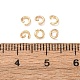Messing Open Ringe springen(KK-G604-08G-14)-3