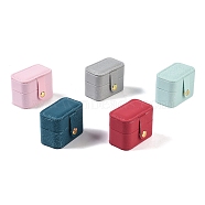 Imitation Leather Ring Organizer Storage Cases, Rectangle, Mixed Color, 6x4x4.5cm(CON-G023-11)