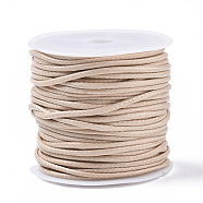 Waxed Polyester Cords, for Jewelry Making, Peru, 2mm, about 10m/roll(X-YC-Q006-2.0mm-02)