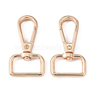 Alloy Swivel Clasps, Shoulder Strap Buckle, Golden, 48~49x25~26mm(FIND-WH0077-11A-02)