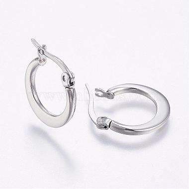 304 Stainless Steel Hoop Earrings(EJEW-F105-24P)-2