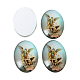Jesus and the Virgin Printed Glass Oval Cabochons(GGLA-N003-18x25-A)-3