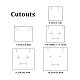 Yilisi 5 Stück 5 Größen Kartonschubladenboxen(CON-YS0001-02)-6