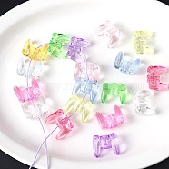 Transparent Acrylic Beads, Game Controller, 21x24.6x12.4mm, Hole: 3.8mm, about 150pcs/500g(TACR-F008-09E)