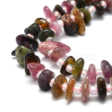 Natural Tourmaline Beads Strands(G-E576-52)-3
