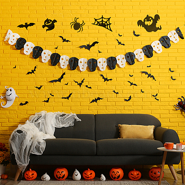 9 Sets 3 Styles Halloween 3D Wall Decorative Stickers(DIY-FH0005-50)-5