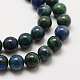 Natural Chrysocolla and Lapis Lazuli Beads Strands(G-P281-03-6mm)-3