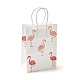 Flamingo Printed Kraft Paper Tote Bags(ABAG-B006-01)-2