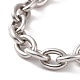 Non-Tarnish 304 Stainless Steel Cable Chain Bracelet for Men Women(BJEW-E031-01P-02)-2