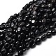 Dyed Natural Black Agate Nuggets Beads Strands(G-J335-05)-1