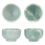 Carbonate Jade Cup, Dark Sea Green, 51.5x32mm(AJEW-WH0643-071A)
