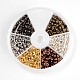 6 Color Brass Crimp Beads Covers(KK-X0087-4mm-NF-B)-1