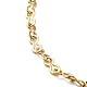 304 Bracelet chaîne à maillons infinis en acier inoxydable pour femme(BJEW-B064-09G)-2