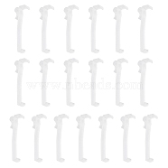 Gorgecraft 20Pcs PC Plastic Curtain Overlay Clips, Curtain Orbit Clips, Clear, 89x26x12mm(FIND-GF0001-55)