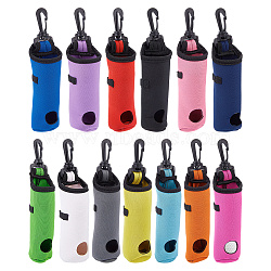 26Pcs 13 Styles Neoprene Golf Ball Storage Bag with Hook, Mixed Color, 205~210mm, 2pcs/style(AJEW-DC0003-96)