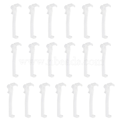 Gorgecraft 20Pcs PC Plastic Curtain Overlay Clips, Curtain Orbit Clips, Clear, 89x26x12mm(FIND-GF0001-55)