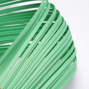 Quilling Paper Strips, Medium Spring Green, 390x3mm, about 120strips/bag