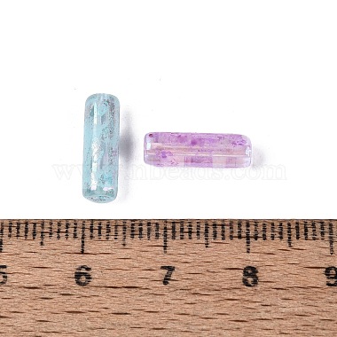 ピカソの透明ガラスのラッパビーズ(SEED-N010-02A-M)-3