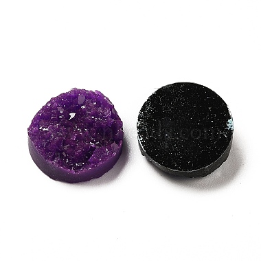 Druzy Resin Cabochons(CRES-S040-12mm-M)-3