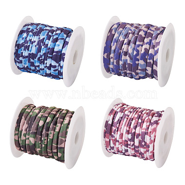 4 Colors Flat Polyester Elastic Cord(EC-TA0001-03A)-2