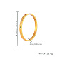 Golden Stainless Steel Micro Pave Cubic Zirconia Bangle for Women(UD7429-2)-2
