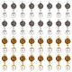 Pandahall Elite 32 pcs 2 couleurs pendentifs en alliage de style tibétain(FIND-PH0008-38)-1