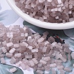 MIYUKI Half TILA Beads, Japanese Seed Beads, 2 Hole, (HTL2558) Silk Pale Lilac, 5x2.3x1.9mm, Hole: 0.8mm, about 250pcs/bottle, 10g/bottle(SEED-JP0008-HTL2558)