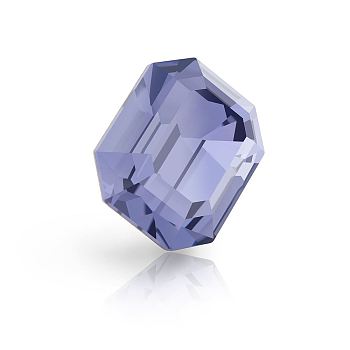 Preciosa&reg MAXIMA Crystal Fancy Stones, Czech Crystal, 435 34 222 Octagon, Dura Foiling, 20410 Tanzanite, 12x10mm