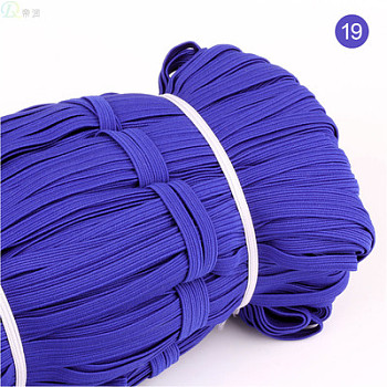 Elastic Cord, with Polyester Outside and Rubber Inside, Mauve, 6mm, about 30m/bundle