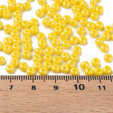 6/0 Czech Opaque Glass Seed Beads(SEED-N004-003D-21)-6