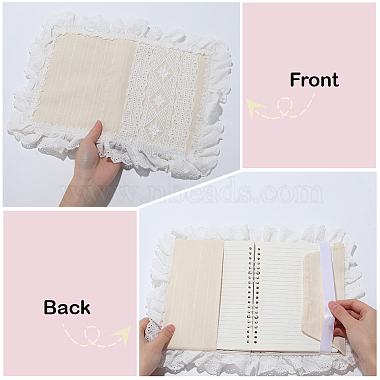 Polyester Lace Book Covers(AJEW-WH20001-71)-5