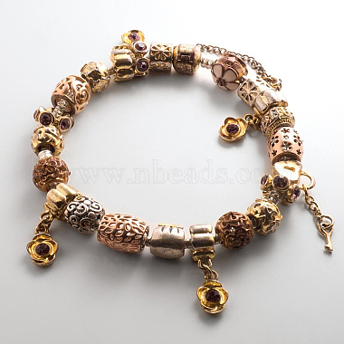 60Pcs 6 Styles Tibetan Style European Beads(FIND-GO0001-27)-7