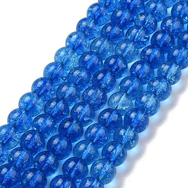 Knistern Glas runde Perle Str&auml;nge(CCG-C001-01B-03)-1