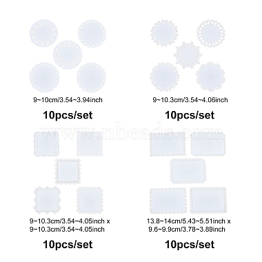 benecreat 4ensembles 4 styles papiers dentelle(DIY-BC0002-90)-2