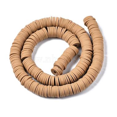 Flat Round Eco-Friendly Handmade Polymer Clay Beads(CLAY-R067-10mm-37)-2