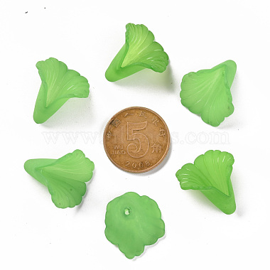 Transparent Acrylic Bead Caps(PL551-C07)-5