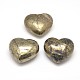 Natural Pyrite Heart Palm Stone(X-G-I125-49)-1