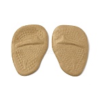 Silicone Forefoot Insole Pads, Forefoot Cushion, for High Heels, Dark Goldenrod, 98x70x4mm(FIND-WH0117-58C)