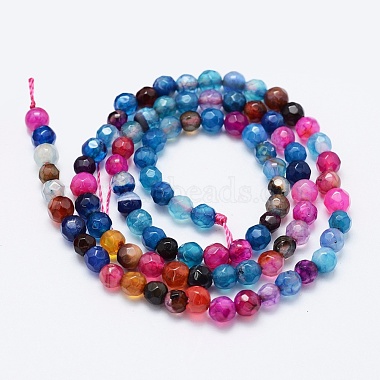 Natural Agate Beads Strands(G-E469-12G)-2