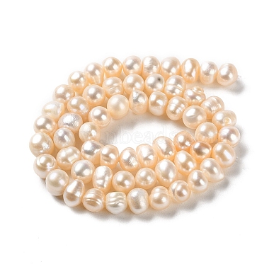 Natural Cultured Freshwater Pearl Beads Strands(PEAR-E018-78)-2