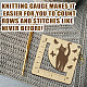 Wooden Square Frame Crochet Ruler(DIY-WH0536-001)-4