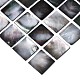 Natural Black Lip Mosaic Tiles Cabochons(SHEL-Q029-10)-2