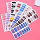 Glitter Full Cover Imitation Diamond Glass Diamond Nail Stickers(MRMJ-T072-L-M)-5