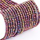 Electroplate Glass Beads Strands(EGLA-F149-FP-M)-2