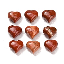 Natural Red Jasper Beads, Heart, 9~10x10~10.5x7~8mm, Hole: 1.4mm(GG-CBA4A3B-C30-02)